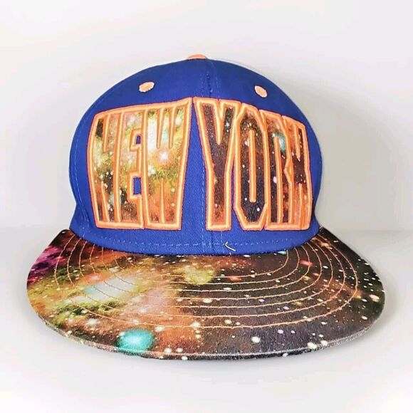 KBETHOS NY New York Galaxy Stars Snapback Flat Peak Fitted Hats Hip Hop Caps - Picture 1 of 12